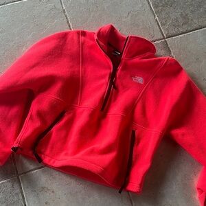 The North Face Vibrant Red Fleece Jacket